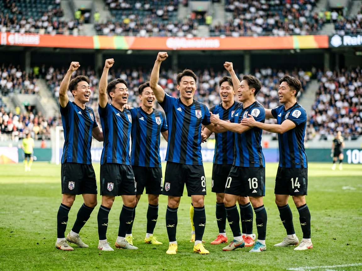绿茵场球员欢庆国际米兰争冠